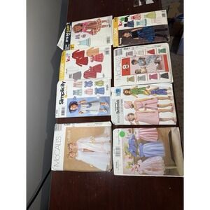Lot 8 Vintage Kids Children's Sewing Patterns Simplicity, McCall's Butterick (1)